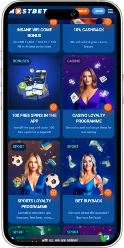 Mostbet iOS Bonus Section