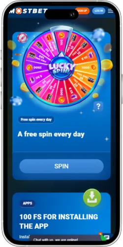 Mostbet iOS Spin Feature