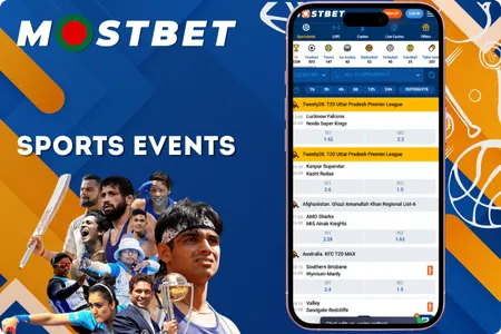 Sport betting Mostbet